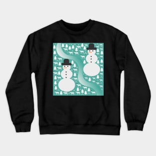 Winter scene Crewneck Sweatshirt